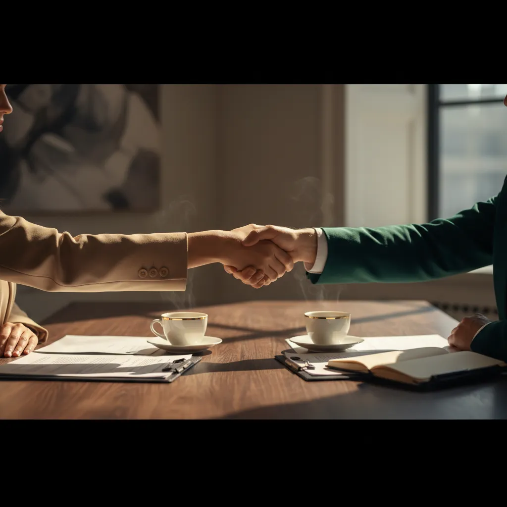 Advisor providing no-pressure guidance and next steps