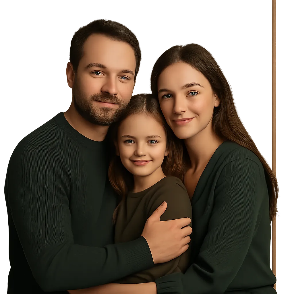 Family protection photo accent