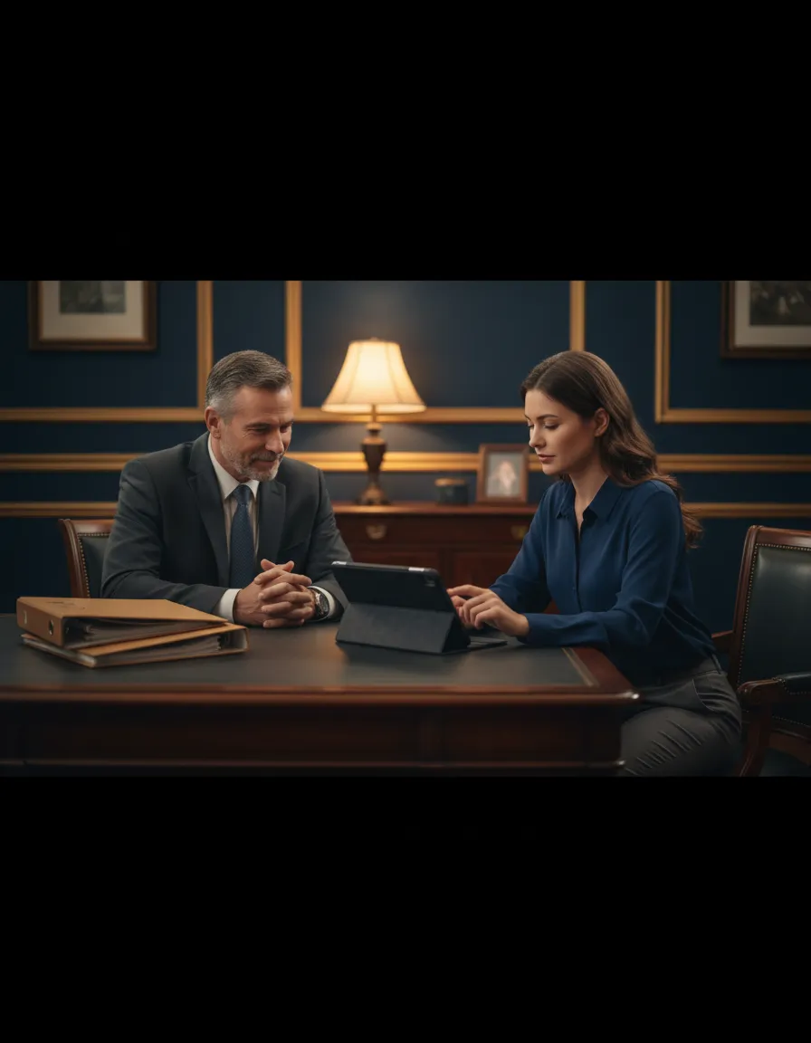 Professional setting illustrating Verdict Gold's commitment to compassion and privacy