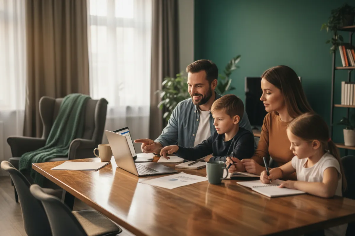 Family budgeting at home