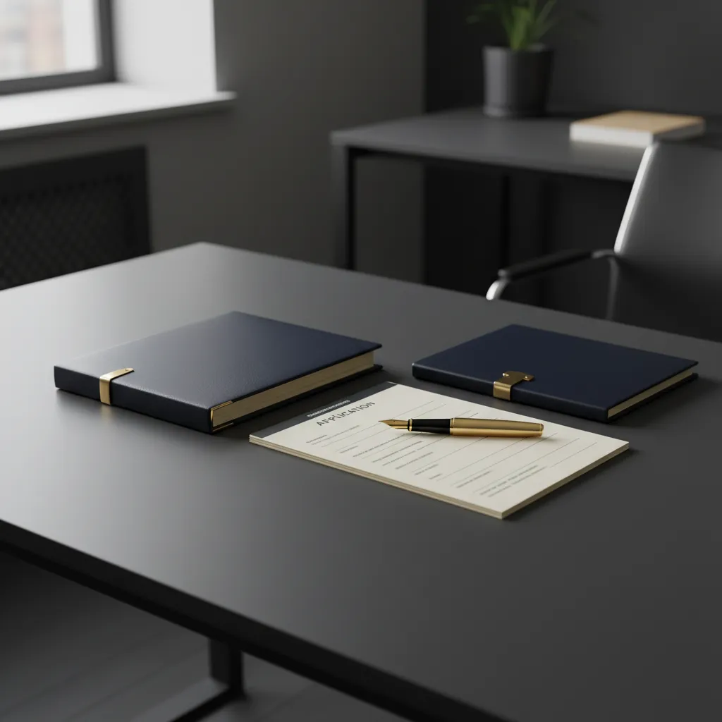 Professional financial documentation reflecting security and trust