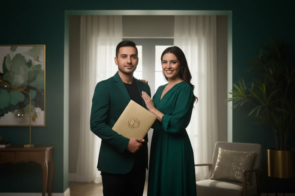 Homeowners confidently choosing a protection plan