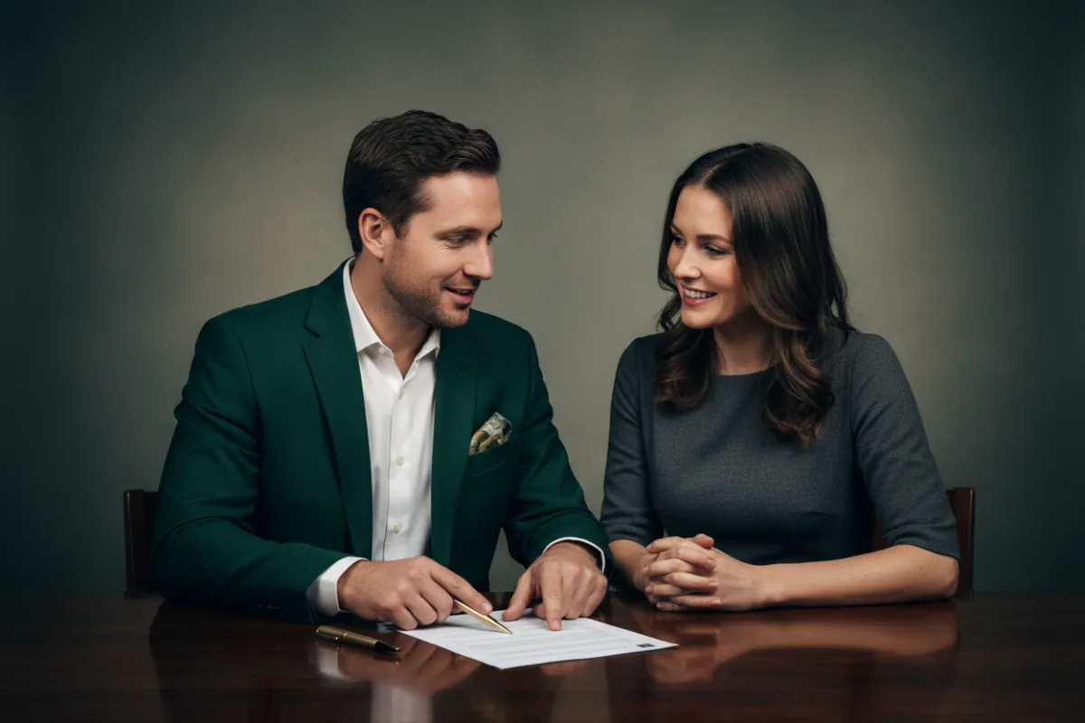 Financial professional comparing options