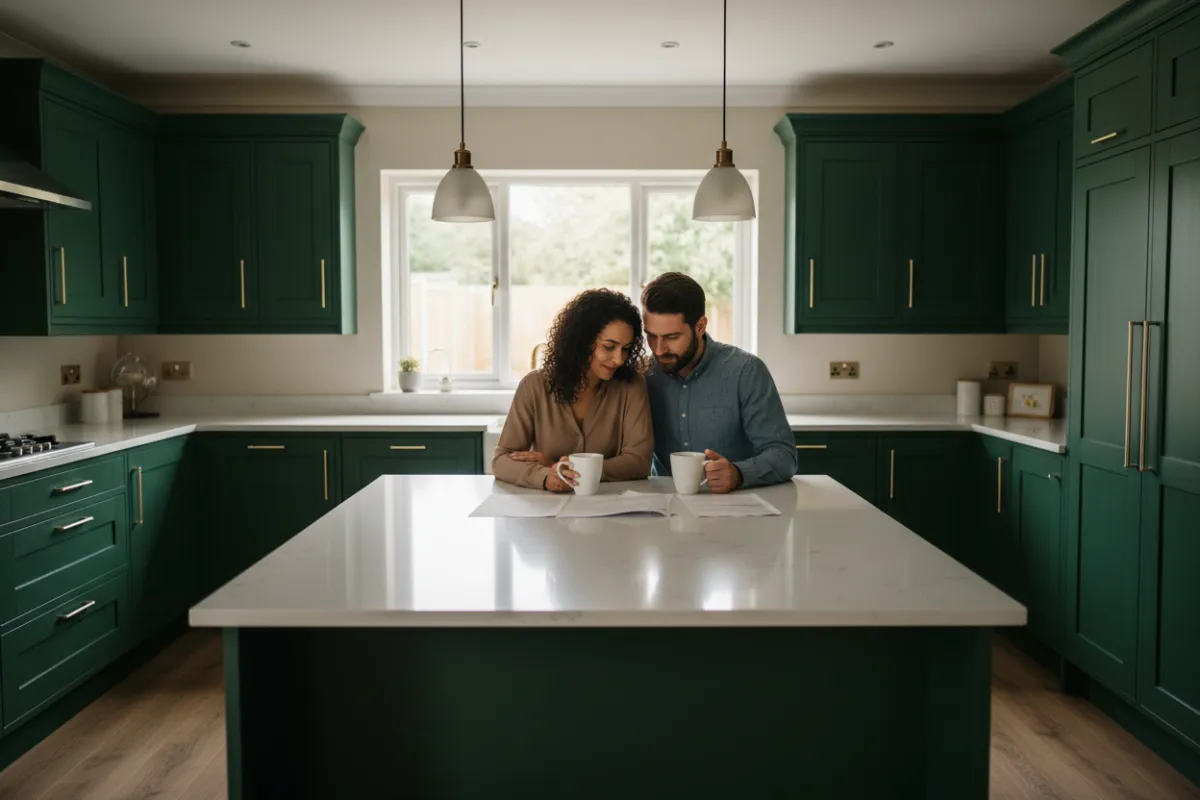 Married Couples reviewing finances