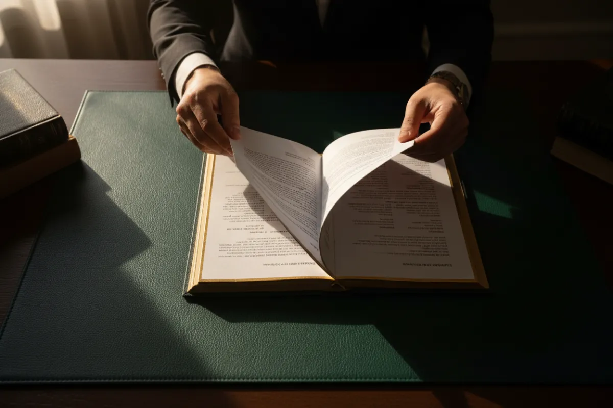 Reviewing financial planning documents and life insurance strategies