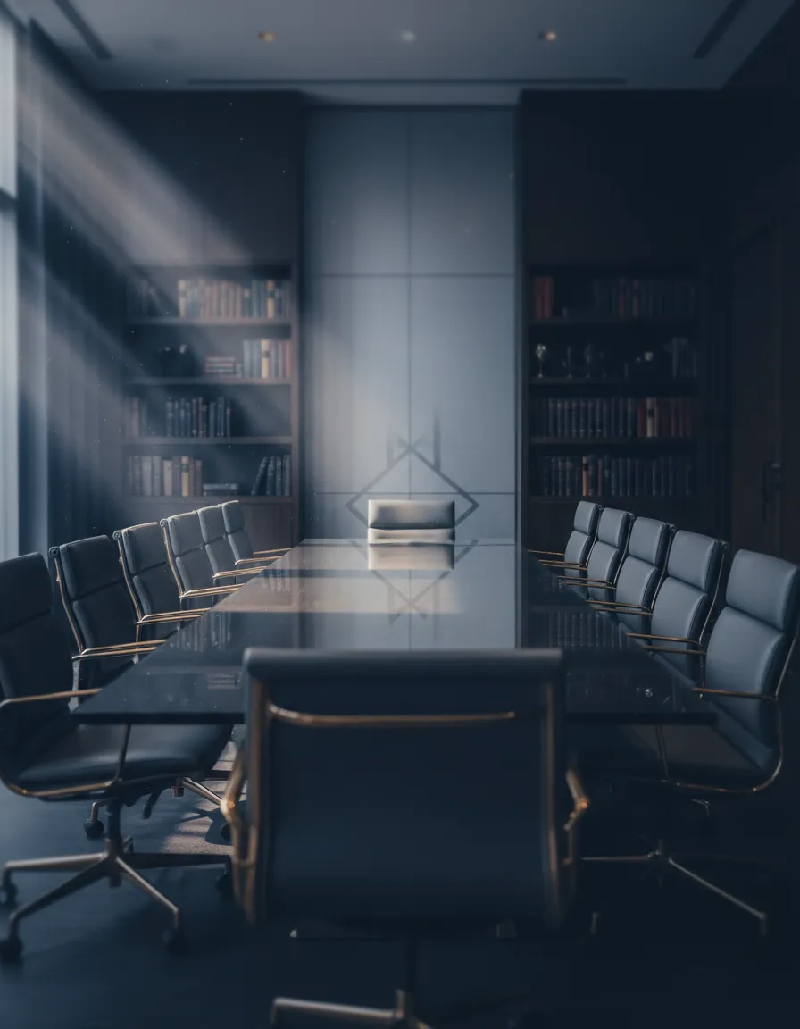Professional law firm boardroom