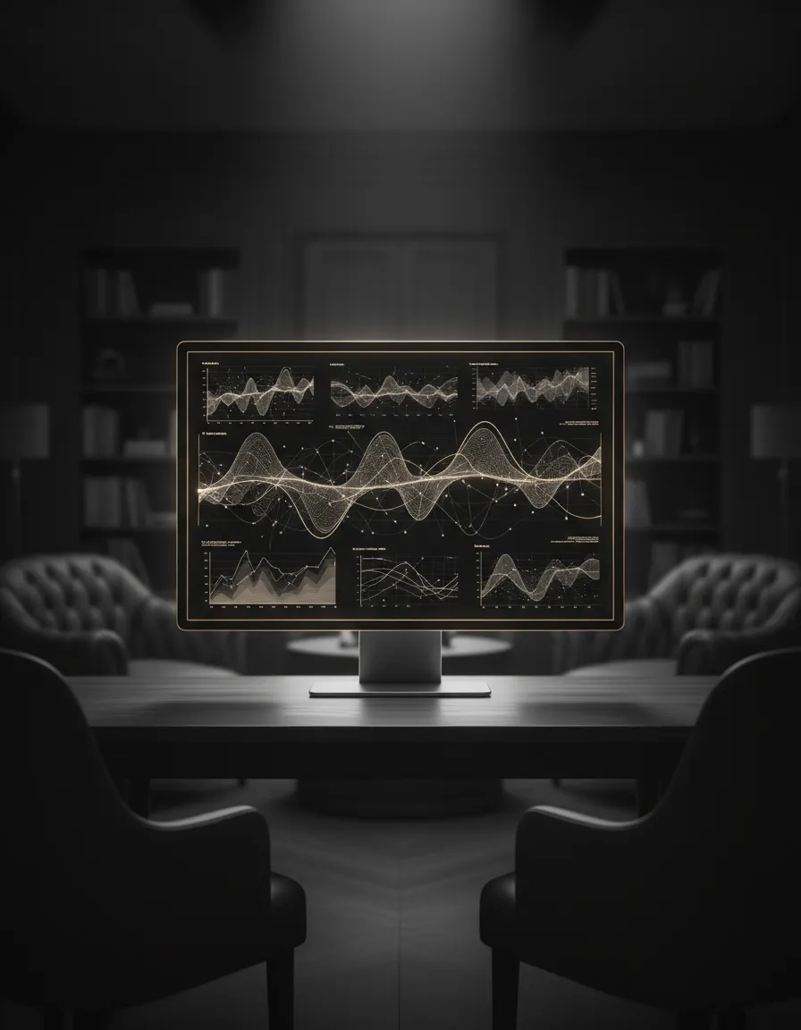 Algorithmic data targeting on dark screens