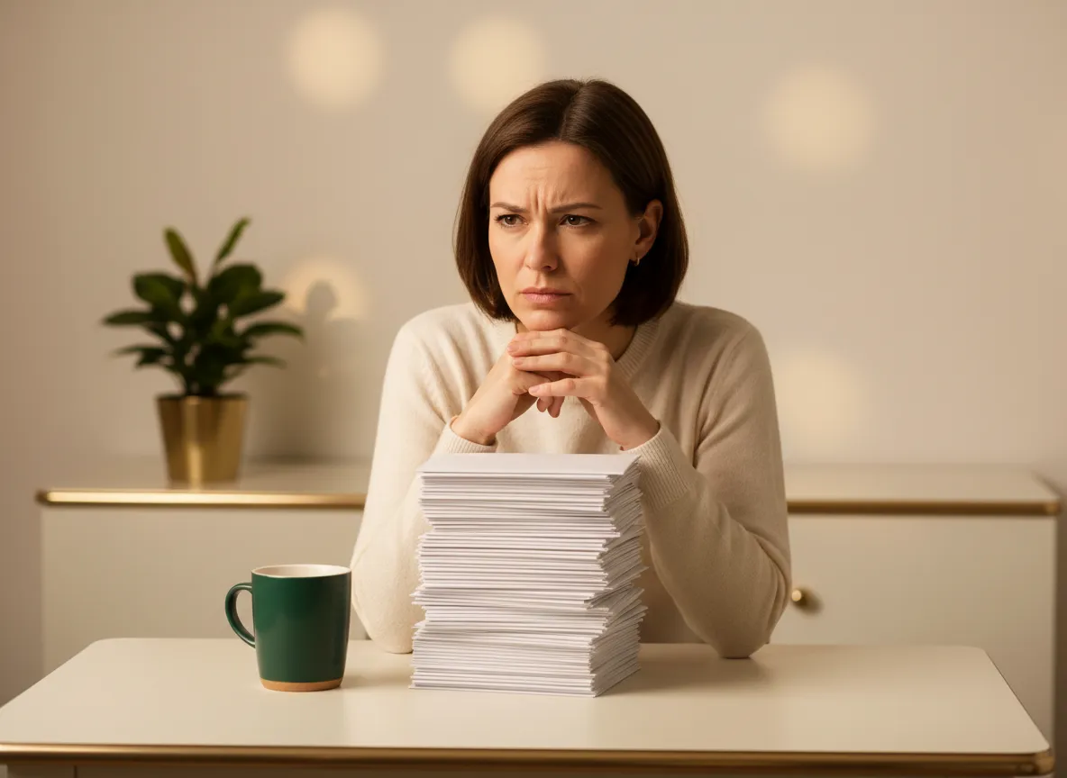 People with debt portrait