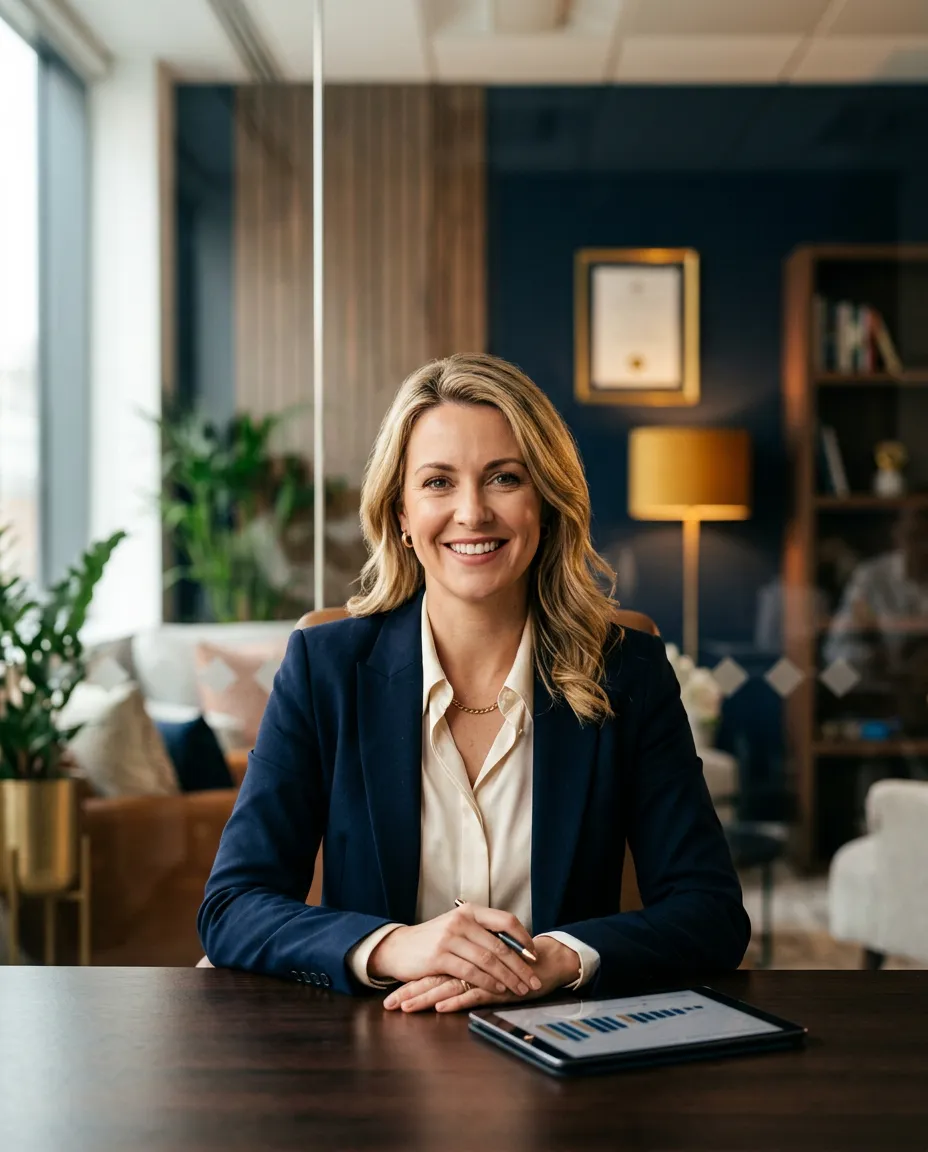 Editorial portrait of Dianna Michele Thompson, specialized mortgage advisor for self-employed professionals