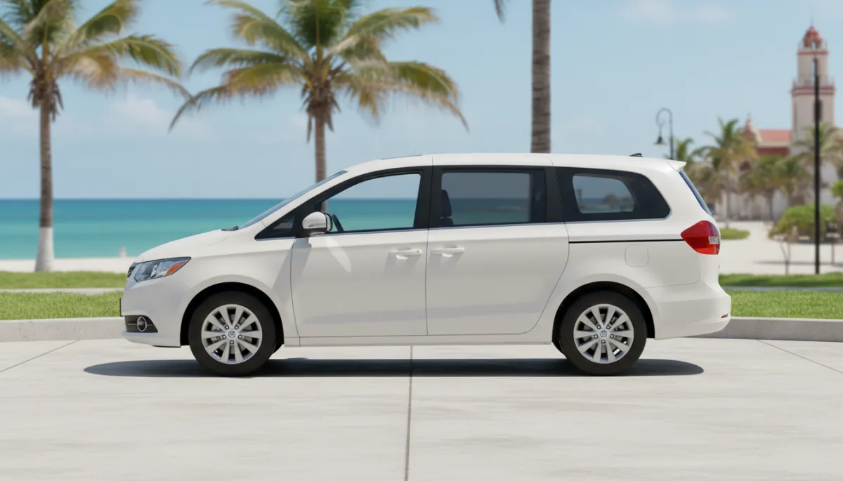 Family-sized rental car in Mérida