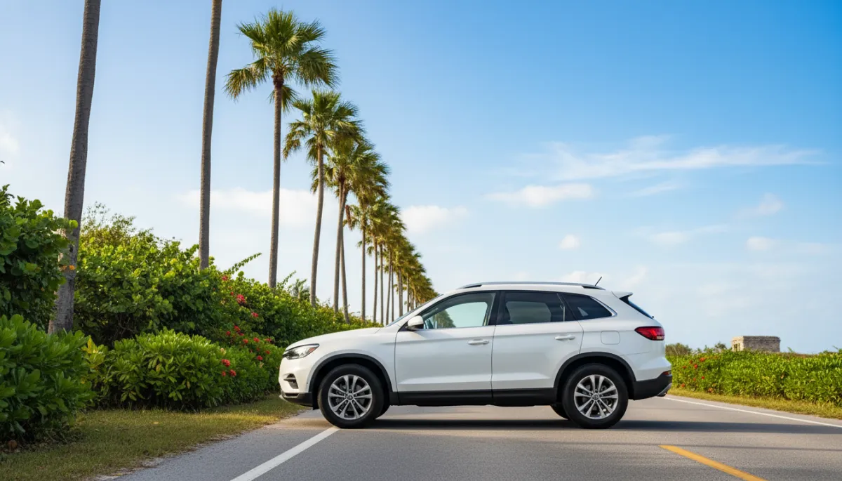 SUV rental car for Yucatán trips