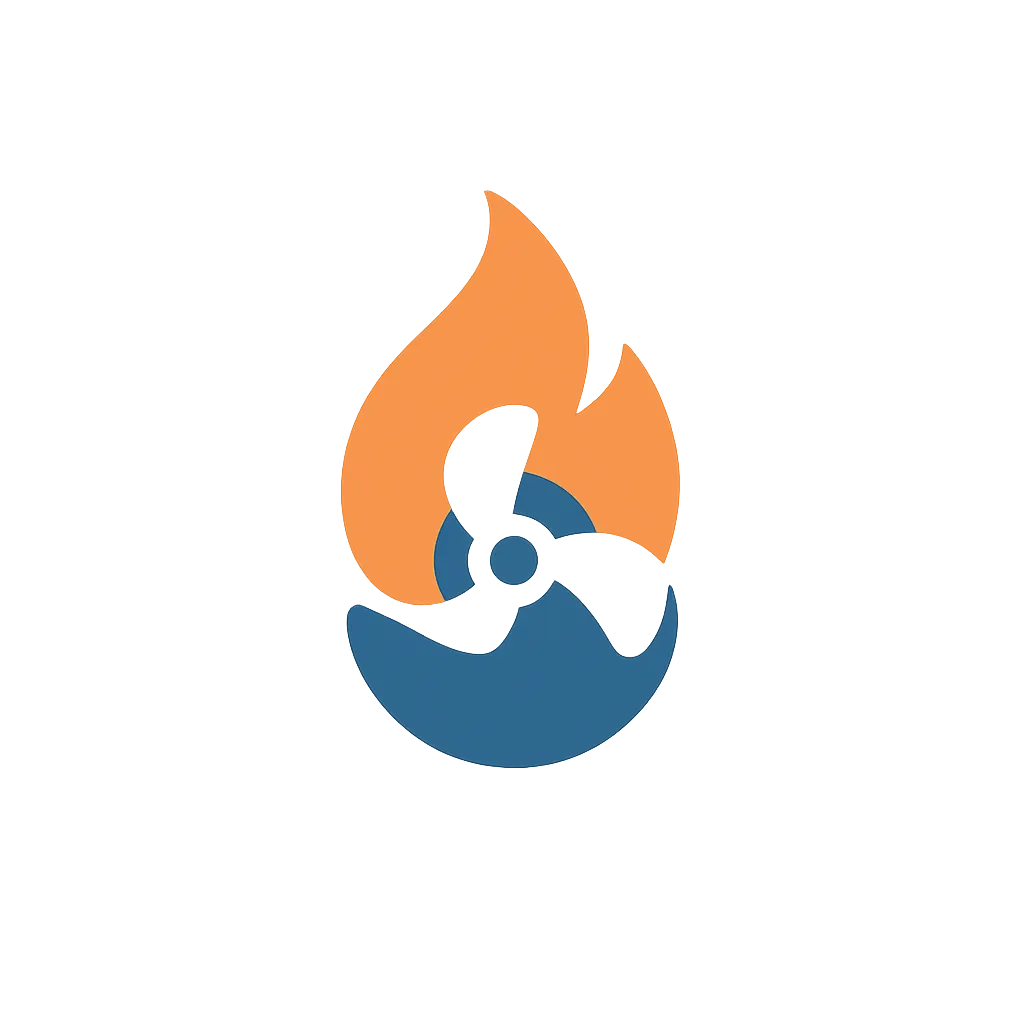 De Li's Heating & Air Logo