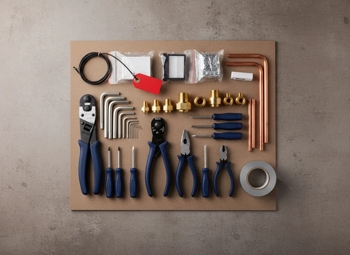 Precision HVAC replacement parts and tools for repair