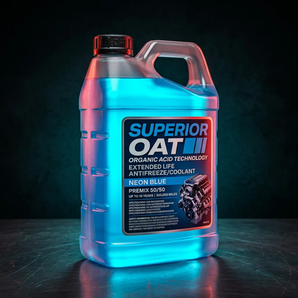 Extended Life OAT Engine Coolant Antifreeze Bottle