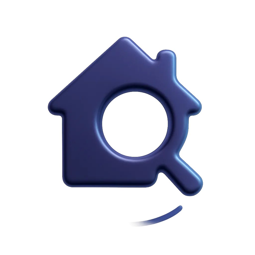 Abstract 3D Property Appraisal Icon