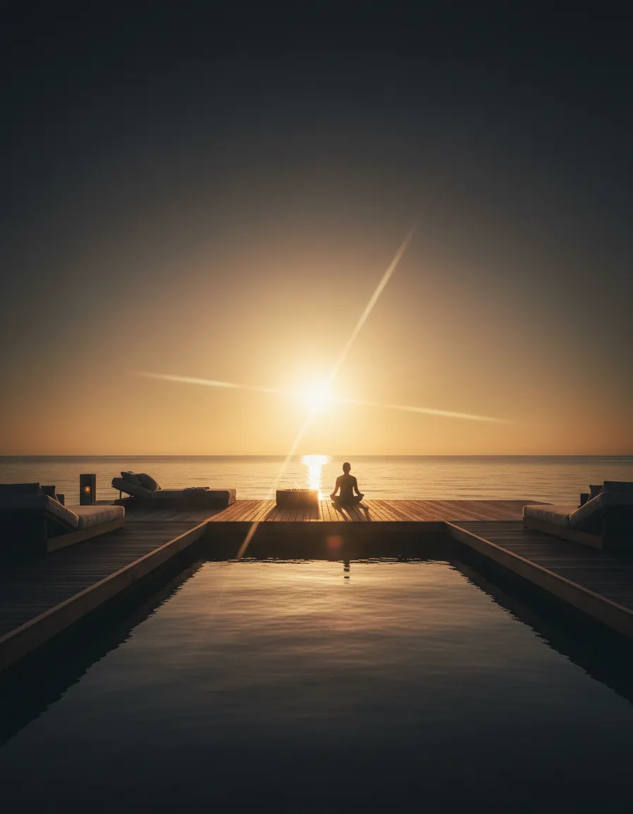 Serene destination photo for the Quantum Recalibration Immersion