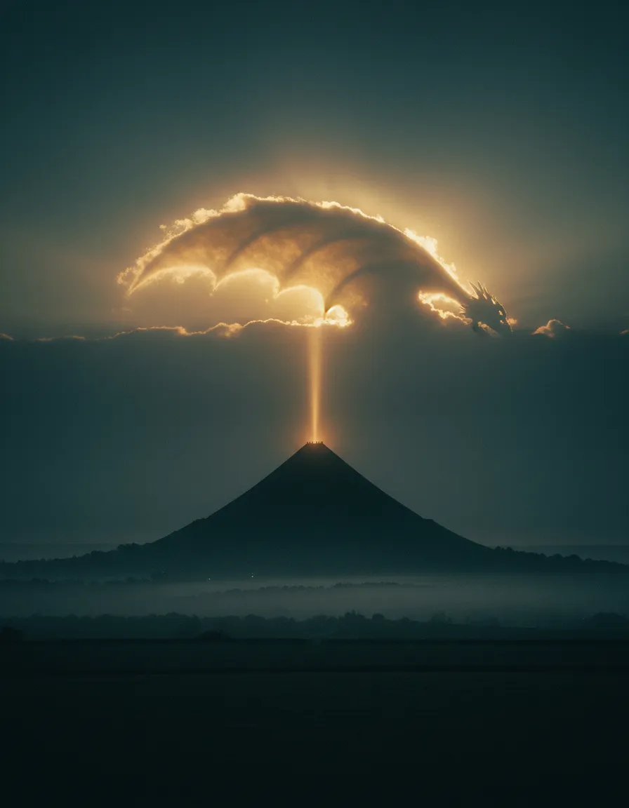 Glastonbury Dragon Tor Mist