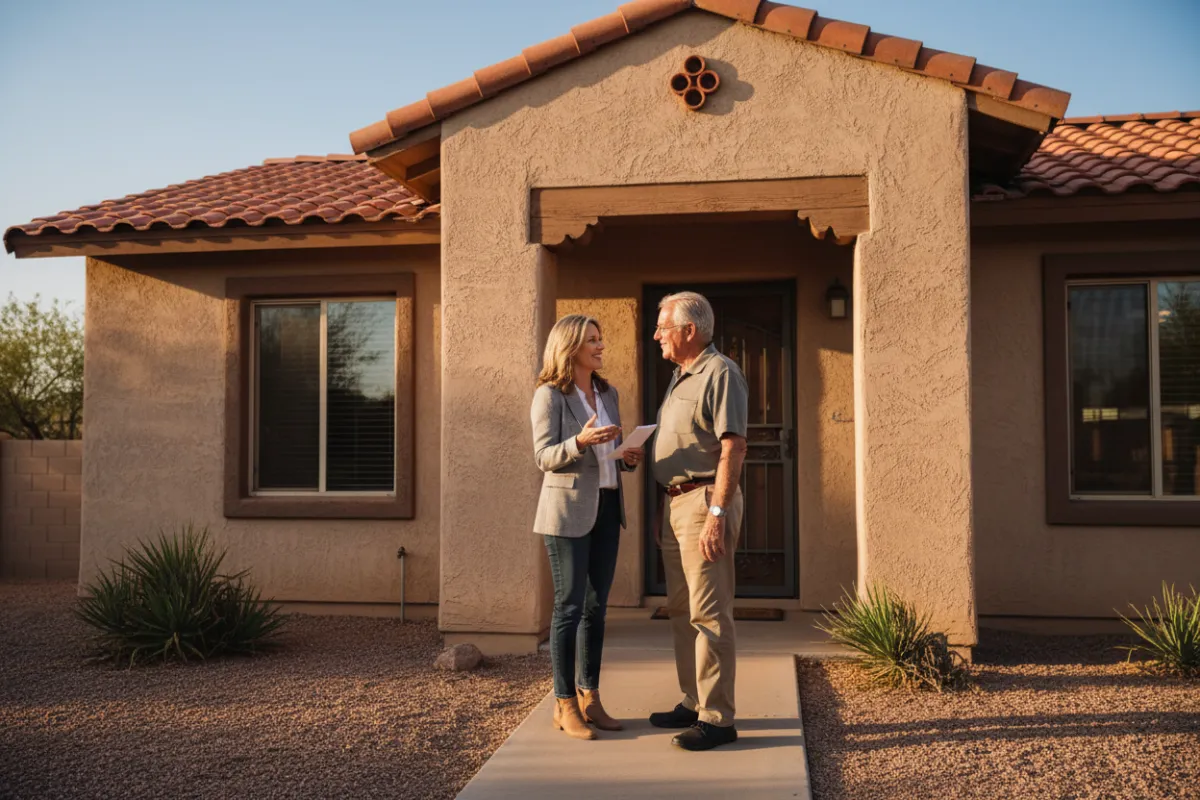 Local Arizona real estate experts assisting a homeowner