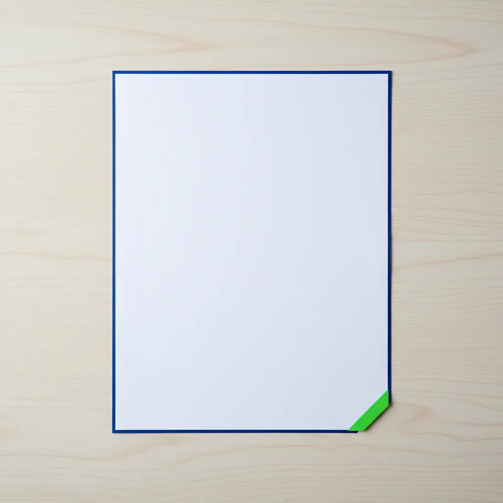 Pristine legal document detailing credit history