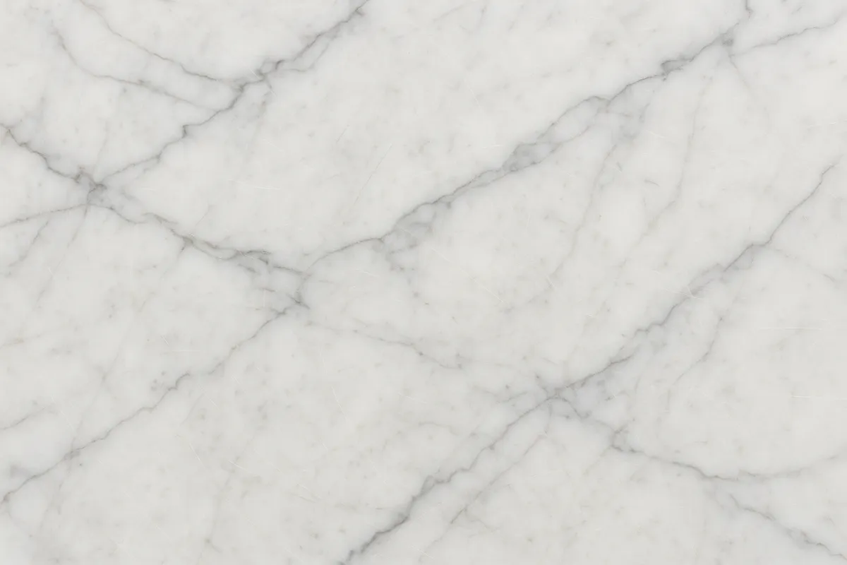 Before: marble countertop with etch marks