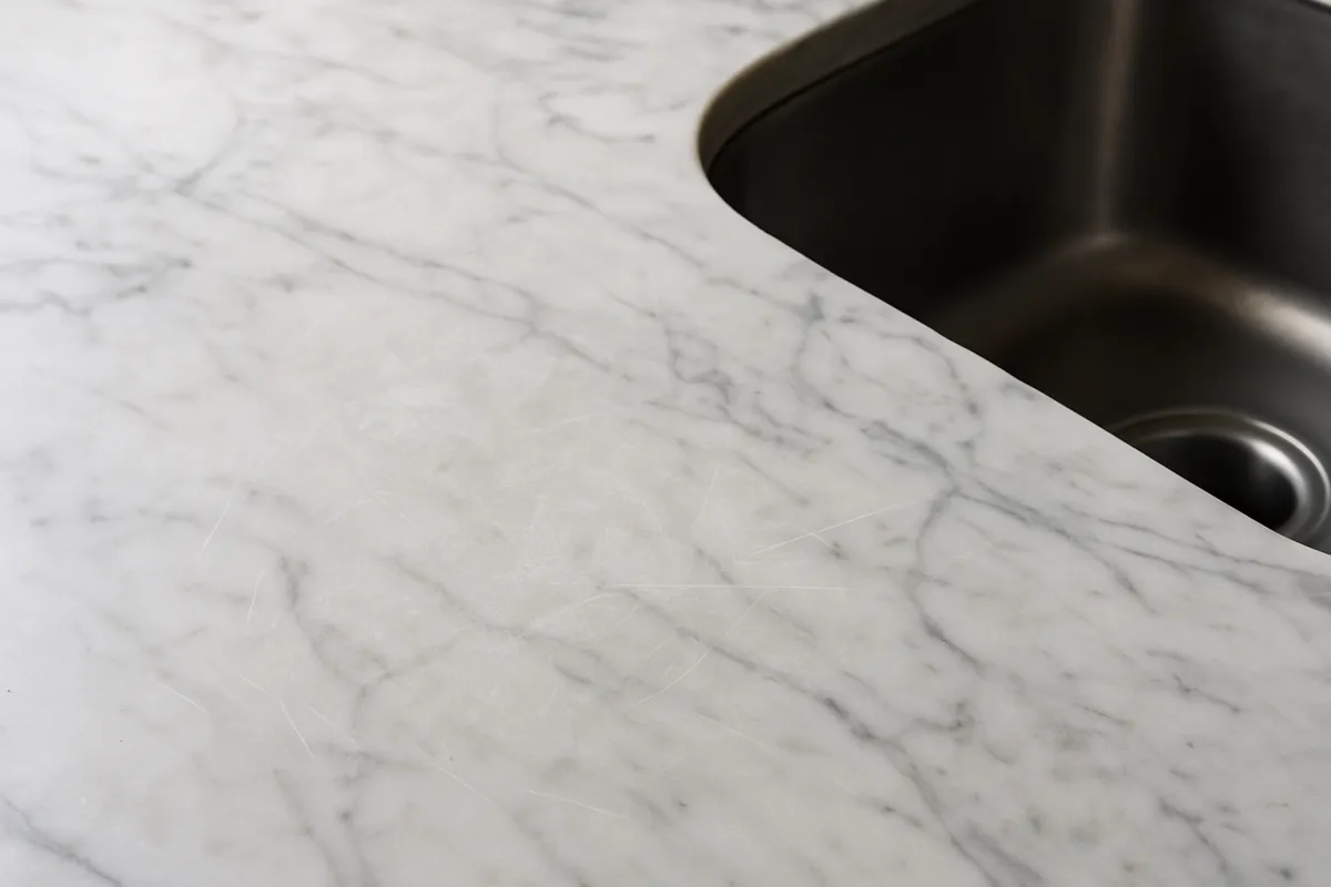 Mobile Before: marble countertop etching