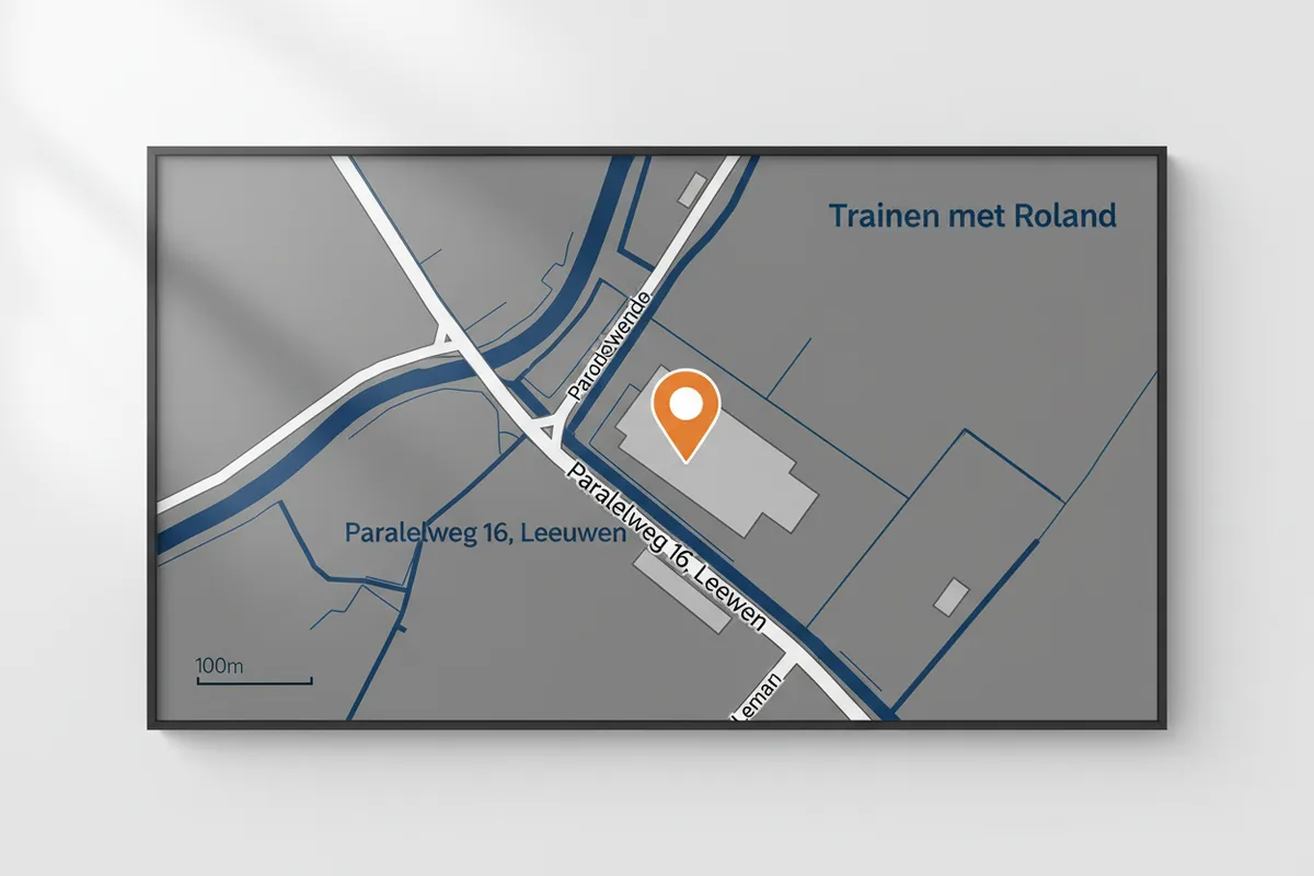Kaart locatie Trainen met Roland Leeuwen