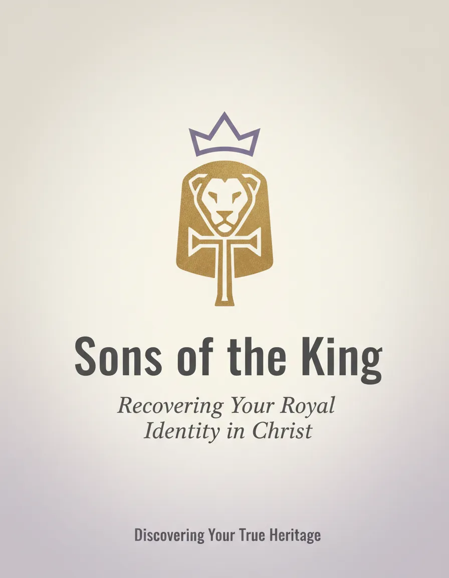 Book cover placeholder for "Sons of the King: Recovering Your Royal Identity in Christ"