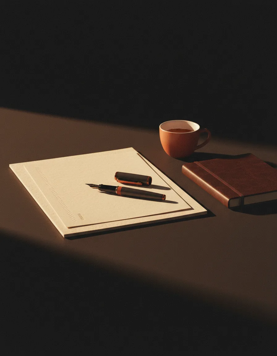 Professional editorial photograph anchoring the terms of service agreement