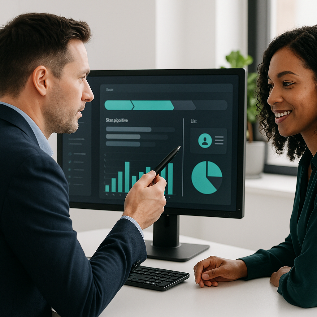 Digital ad performance graphs in a modern analytics UI