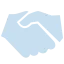 Just a handshake icon