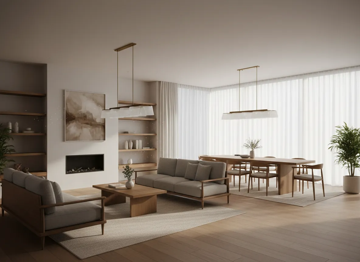 Bright, modern Niagara Falls home interior—real estate photography by local pros