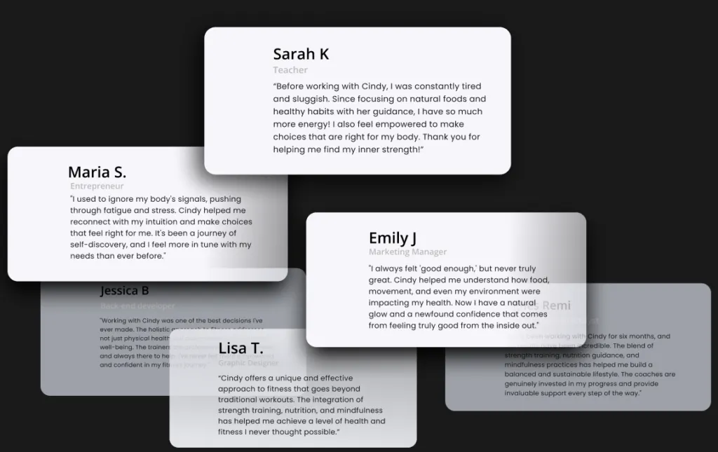 Testimonials Collage