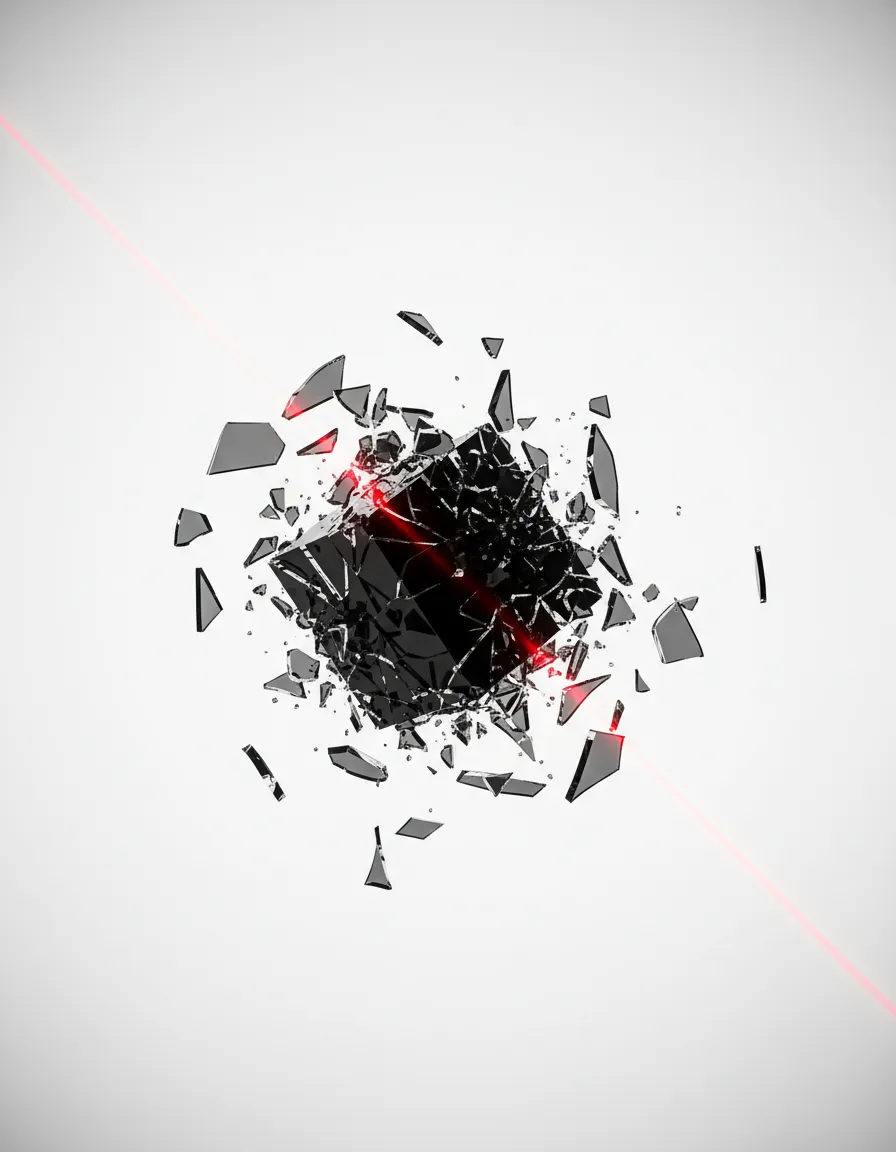 Visual metaphor for breaking the poverty mindset