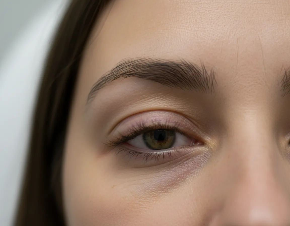 Vorherbild Oberlidstraffung