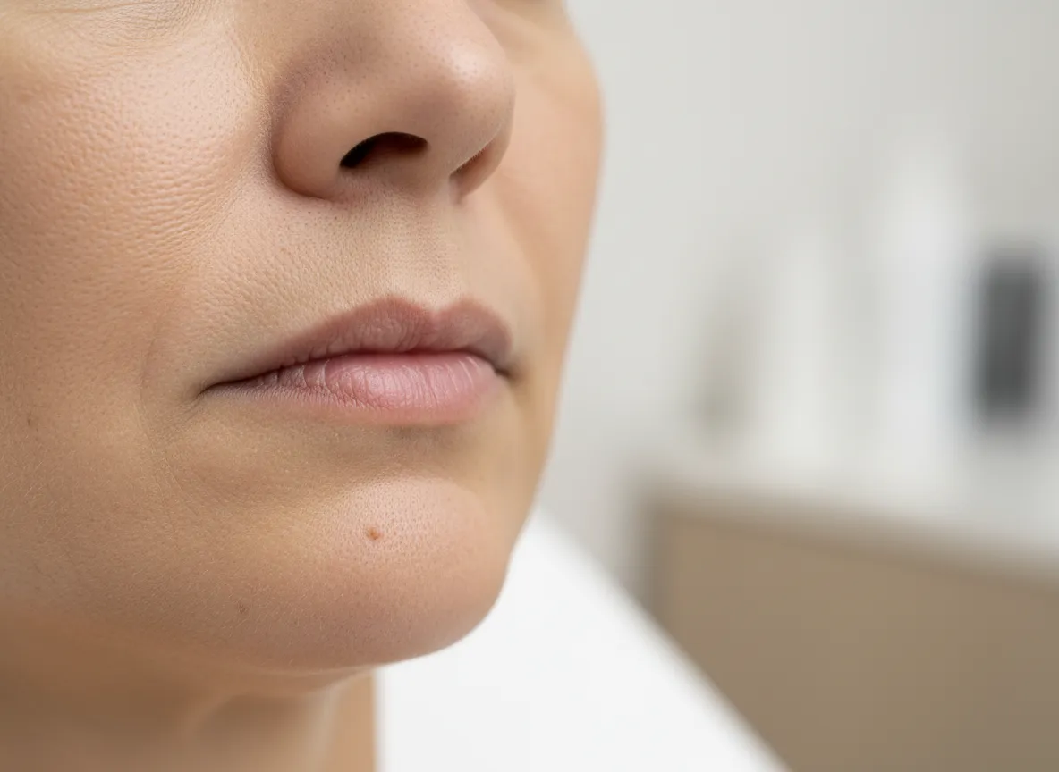 Vorher Bild Hautbehandlung