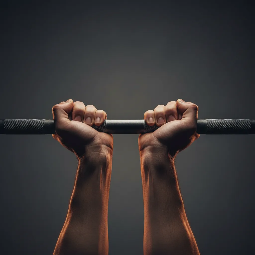 Athlete demonstrating strength training