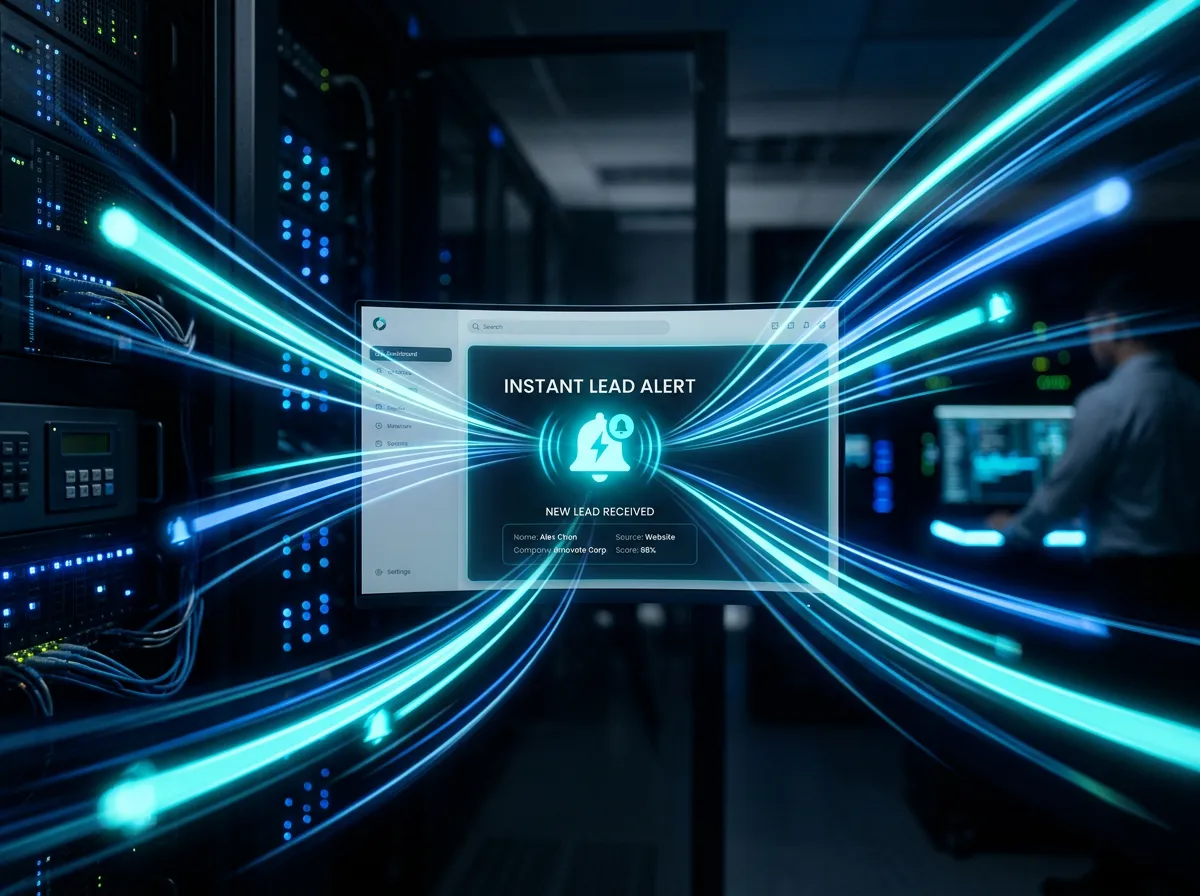 Instant Lead Notification and Speed-to-Lead Automation Interface