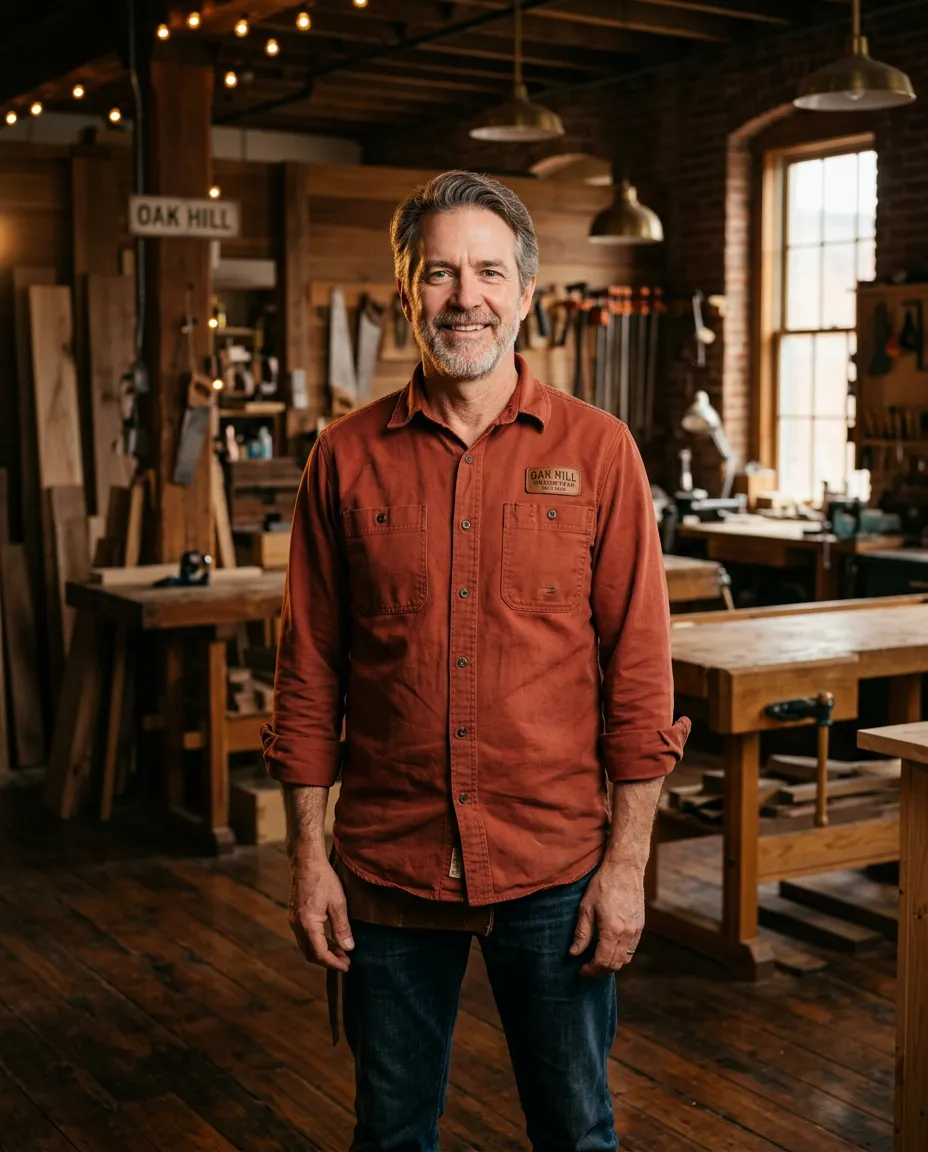 John Eareckson III, 3rd generation owner and master wood craftsman