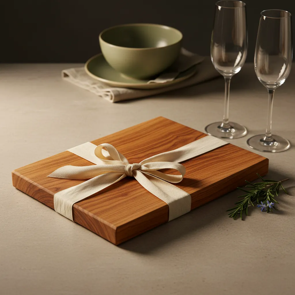 Wedding cutting board set lifestyle shot