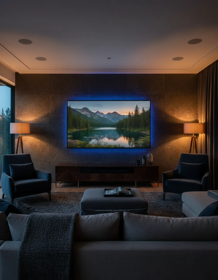 Sleek Smart LED TV displayed in a contemporary living space