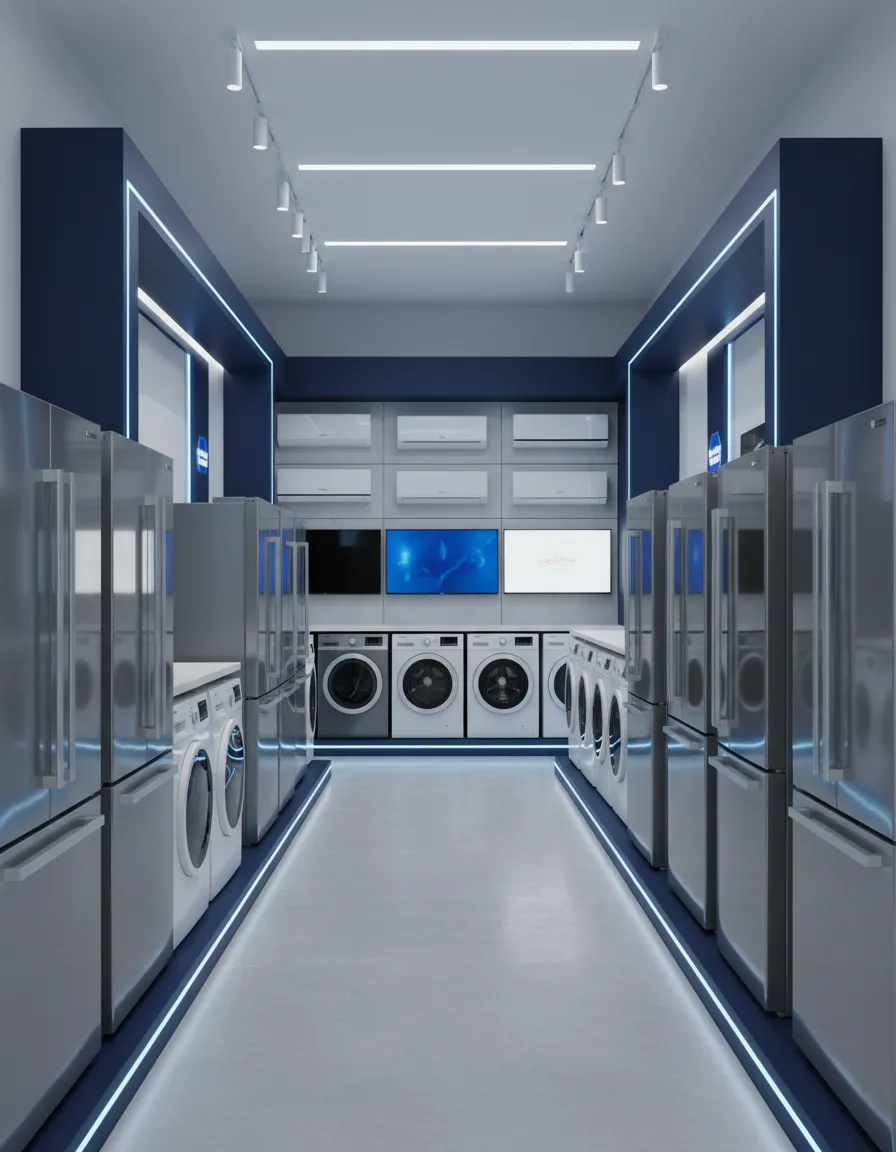 National Electronics appliance showroom in Sahiwal