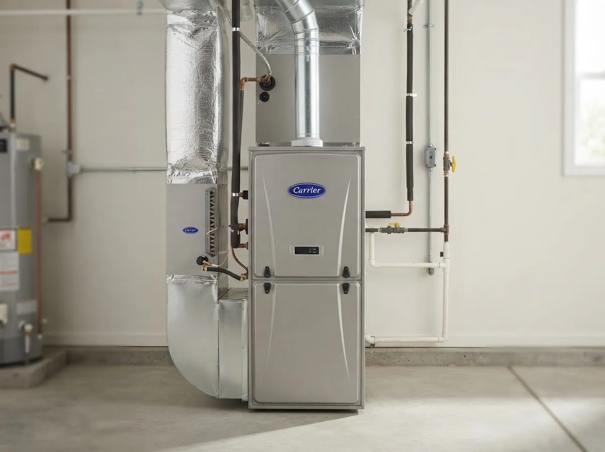 Indoor Carrier heating and furnace unit