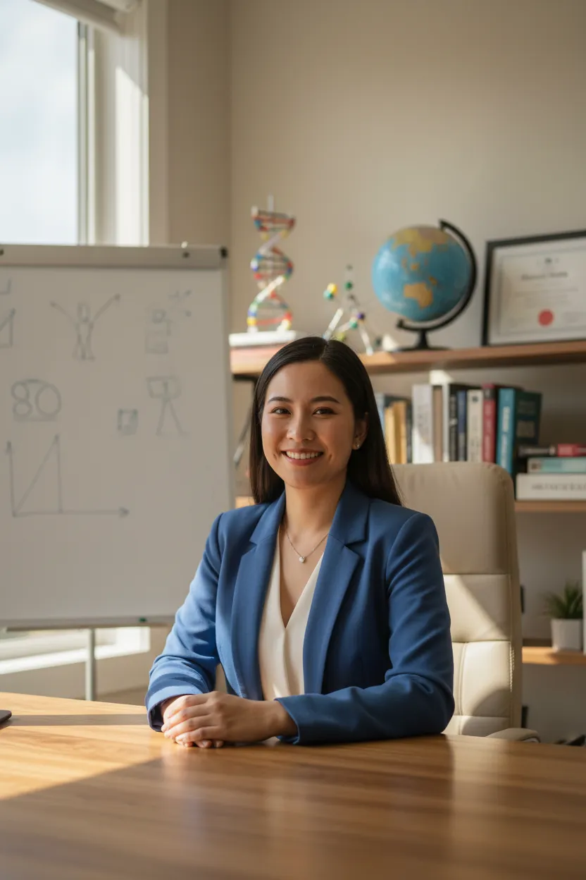 Lead online tutor professional profile portrait