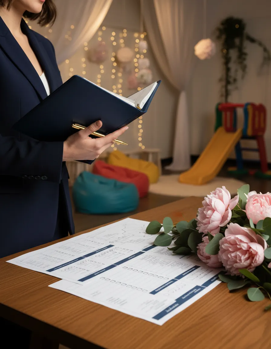 Event Coordinator managing details