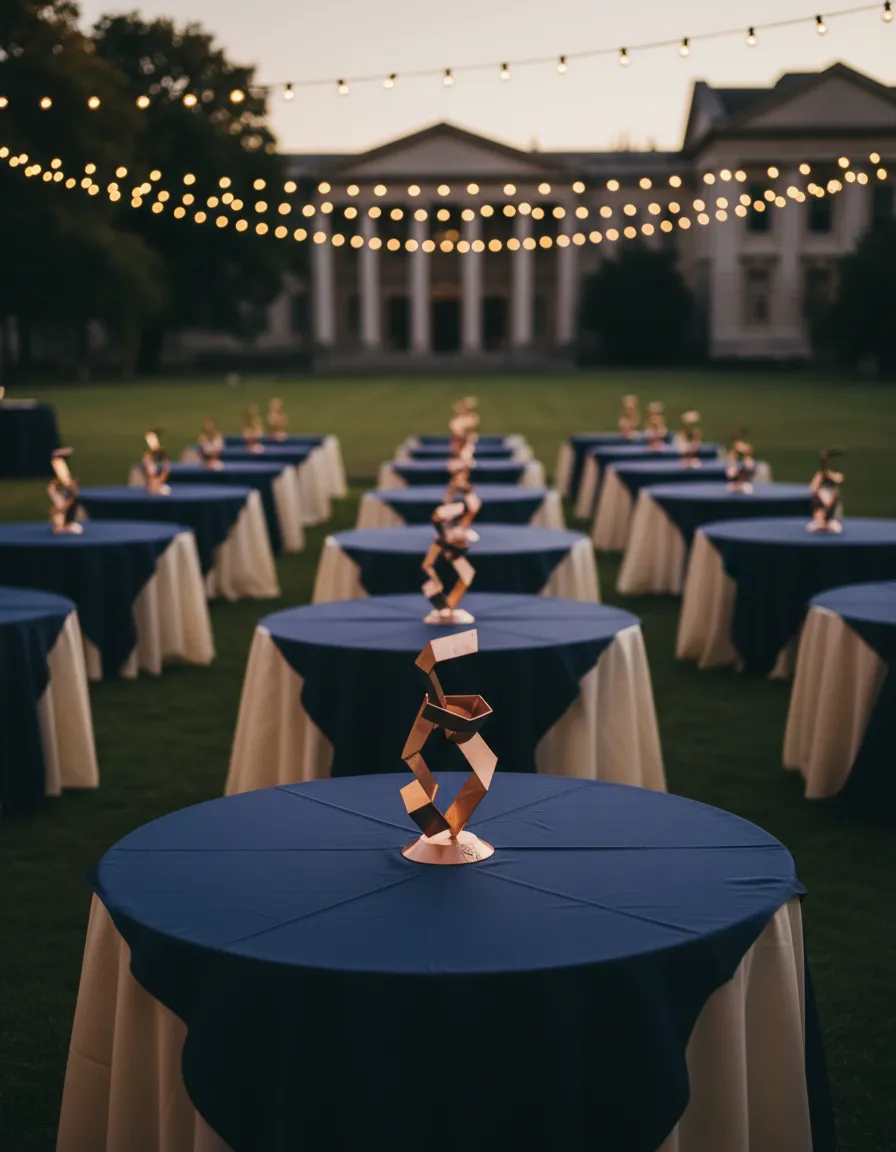 Elegant graduation party setup in Brighton