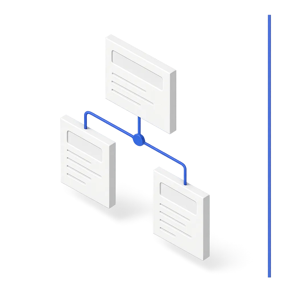 Web design 1-3 page strategy mockup