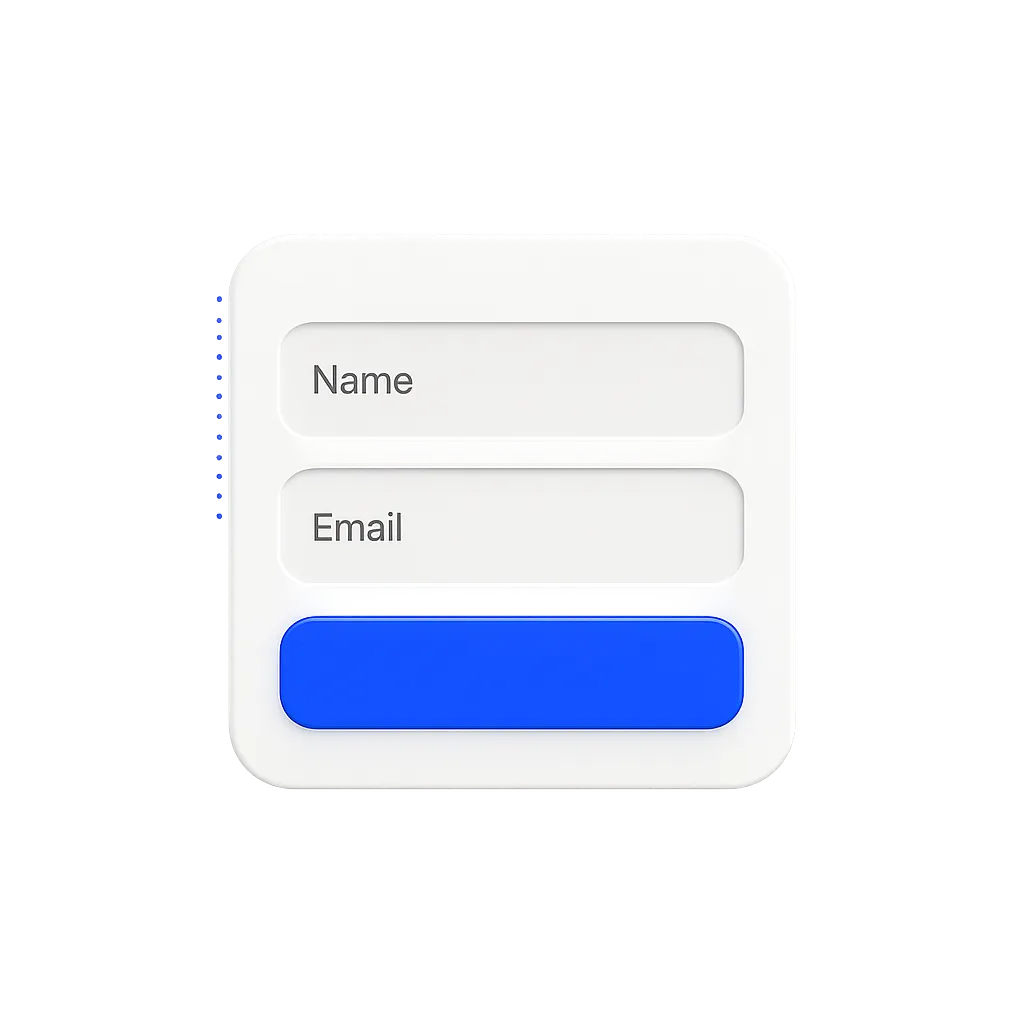 Lead generation form preview