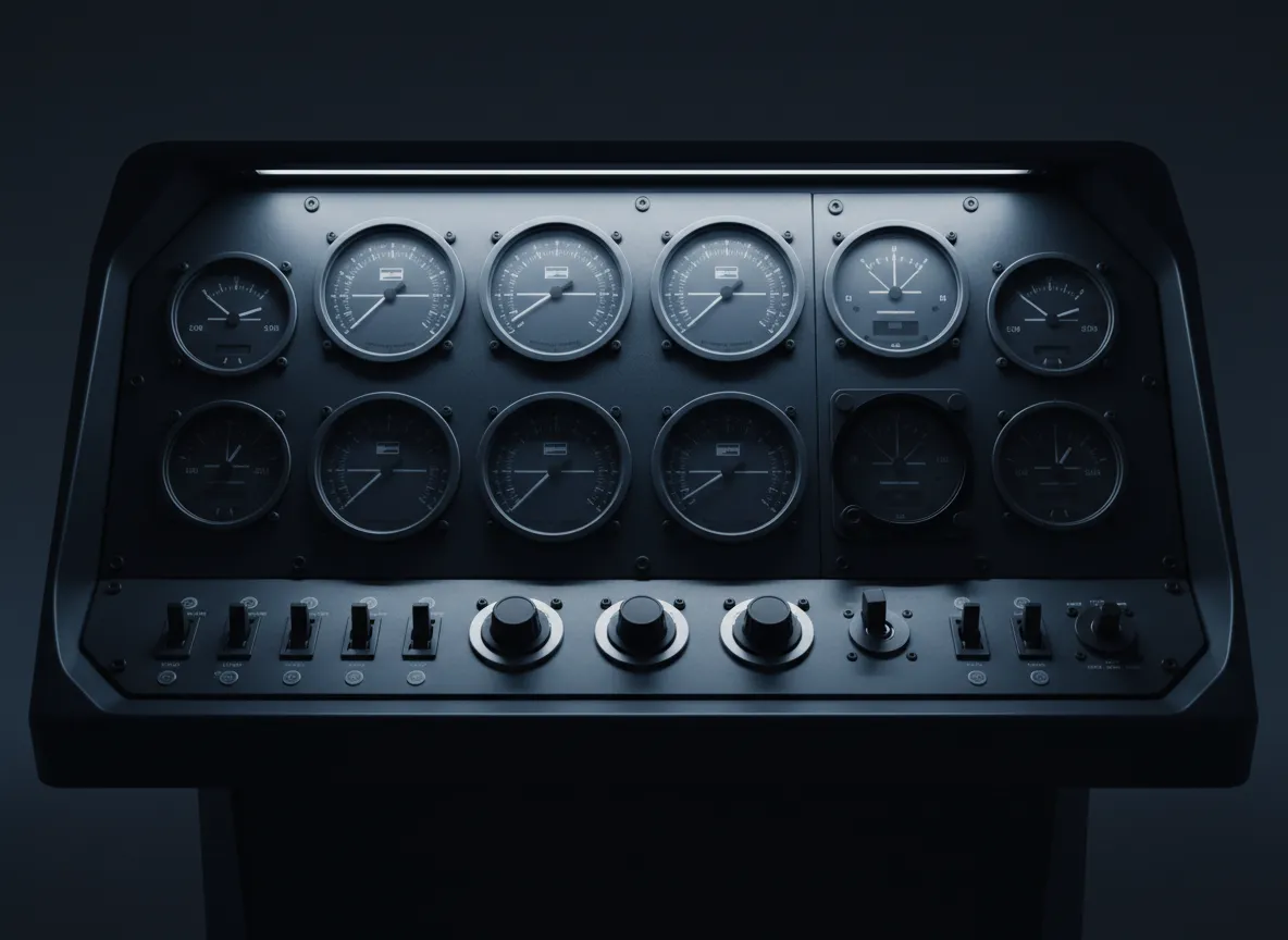 Instrument panel and structured control layout