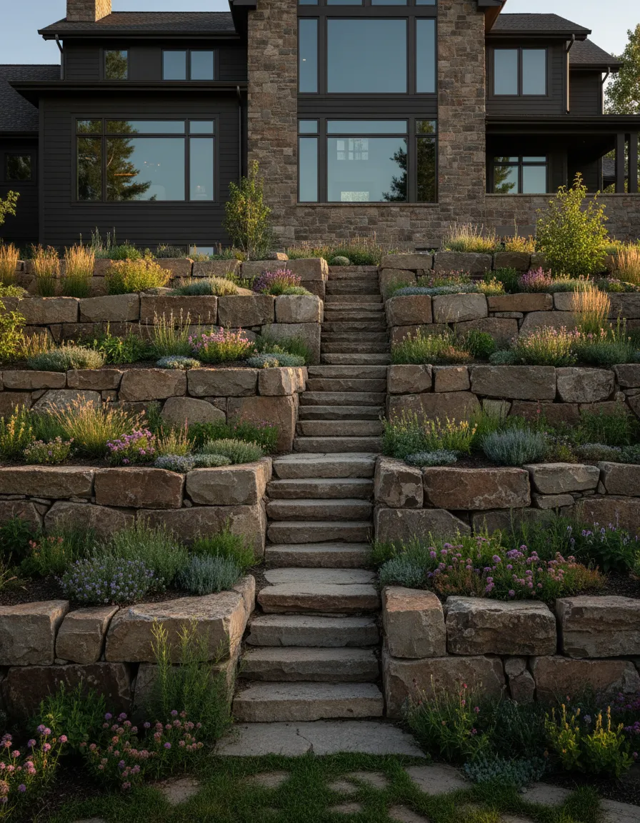 Retaining wall construction in Colorado