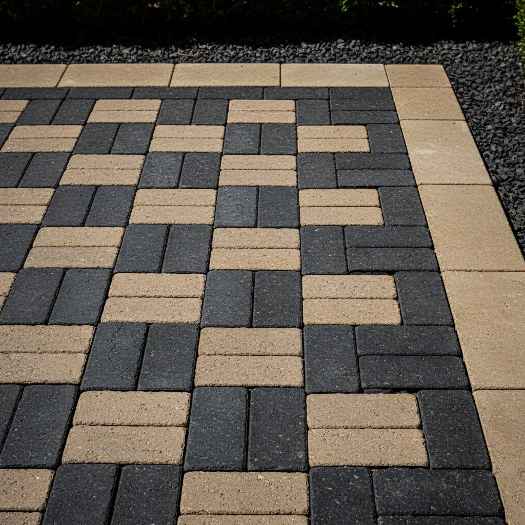 Custom paver patio installation